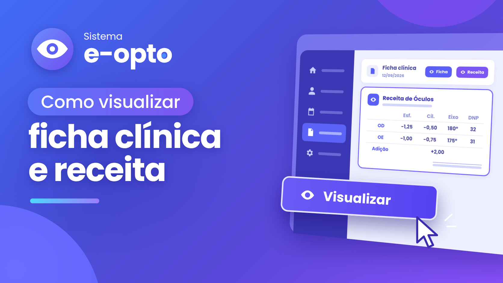 Capa: visualizar ficha clínica